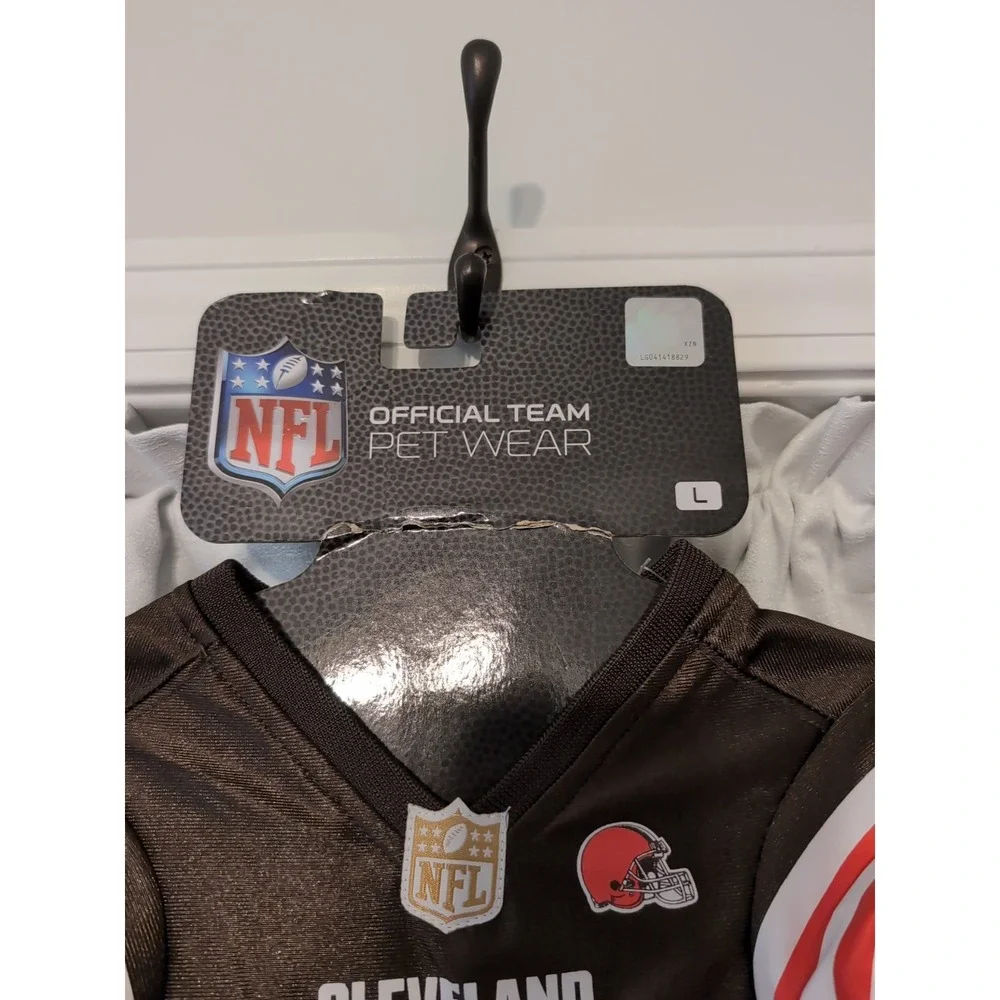 Brand New Cleveland Browns Officially Licensed‎ Pet Jersey Size Large